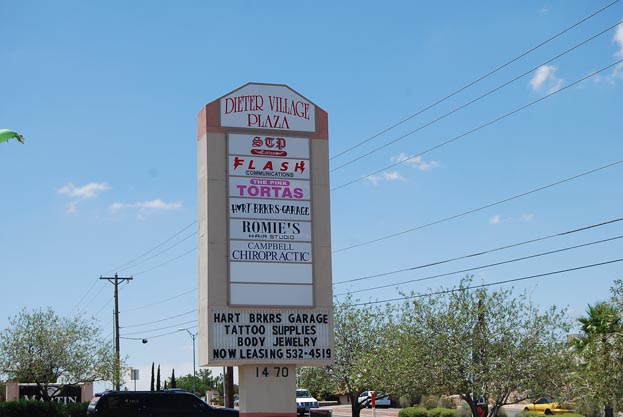 Available retail space in El Paso